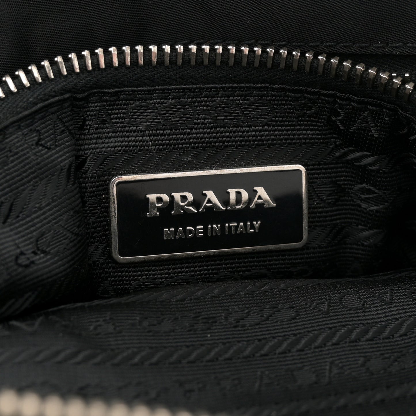 Tessuto Nylon Saffiano Tote Black