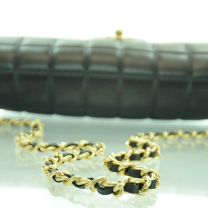 Chanel Lambskin East West Chocolate Bar Flap Black 6 of 11
