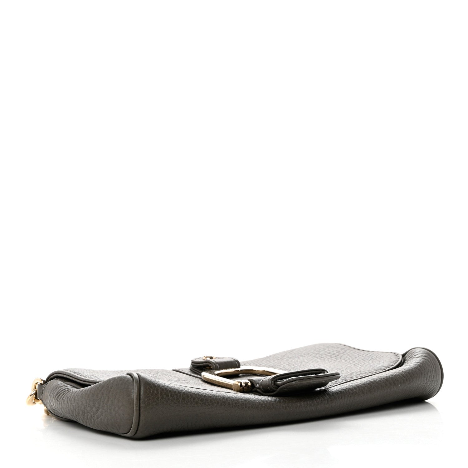 Gucci Calfskin Greenwich Chain Clutch Grey 3 of 8