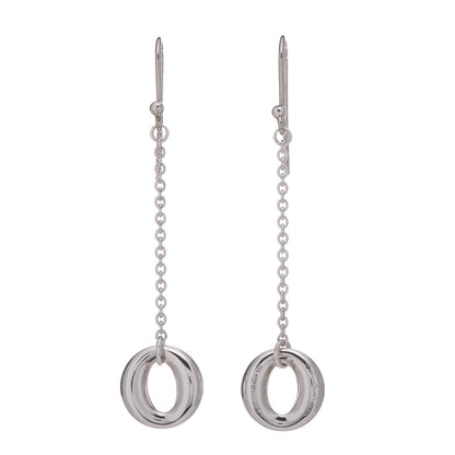 Tiffany Sterling Silver Elsa Peretti Sevillana Drop Earrings 1 of 6