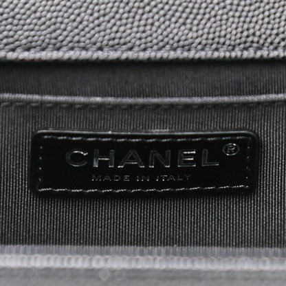 Chanel Caviar Quilted Medium Boy Flap Black 8 of 9