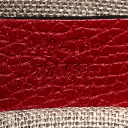 Gucci Monogram Mini Bree Messenger Bag Red 6 of 21