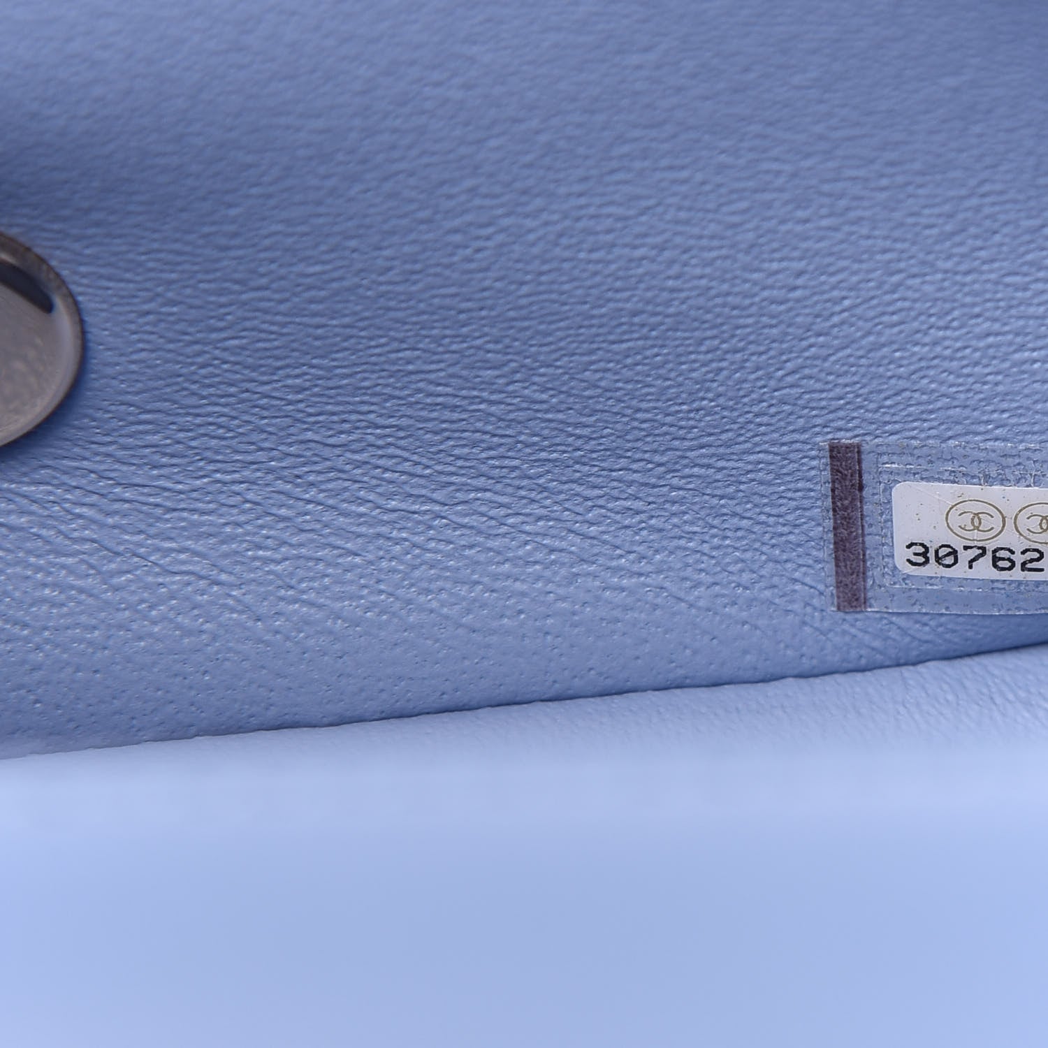 Chanel Lambskin Quilted Mini Rectangular Flap Light Blue 9 of 11