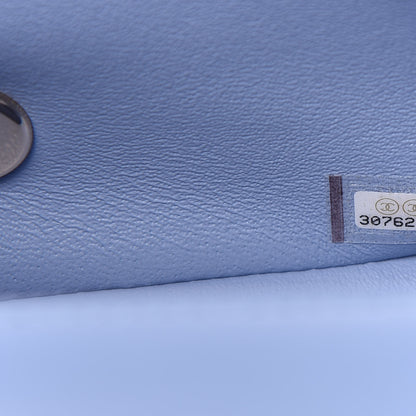 Chanel Lambskin Quilted Mini Rectangular Flap Light Blue 9 of 11
