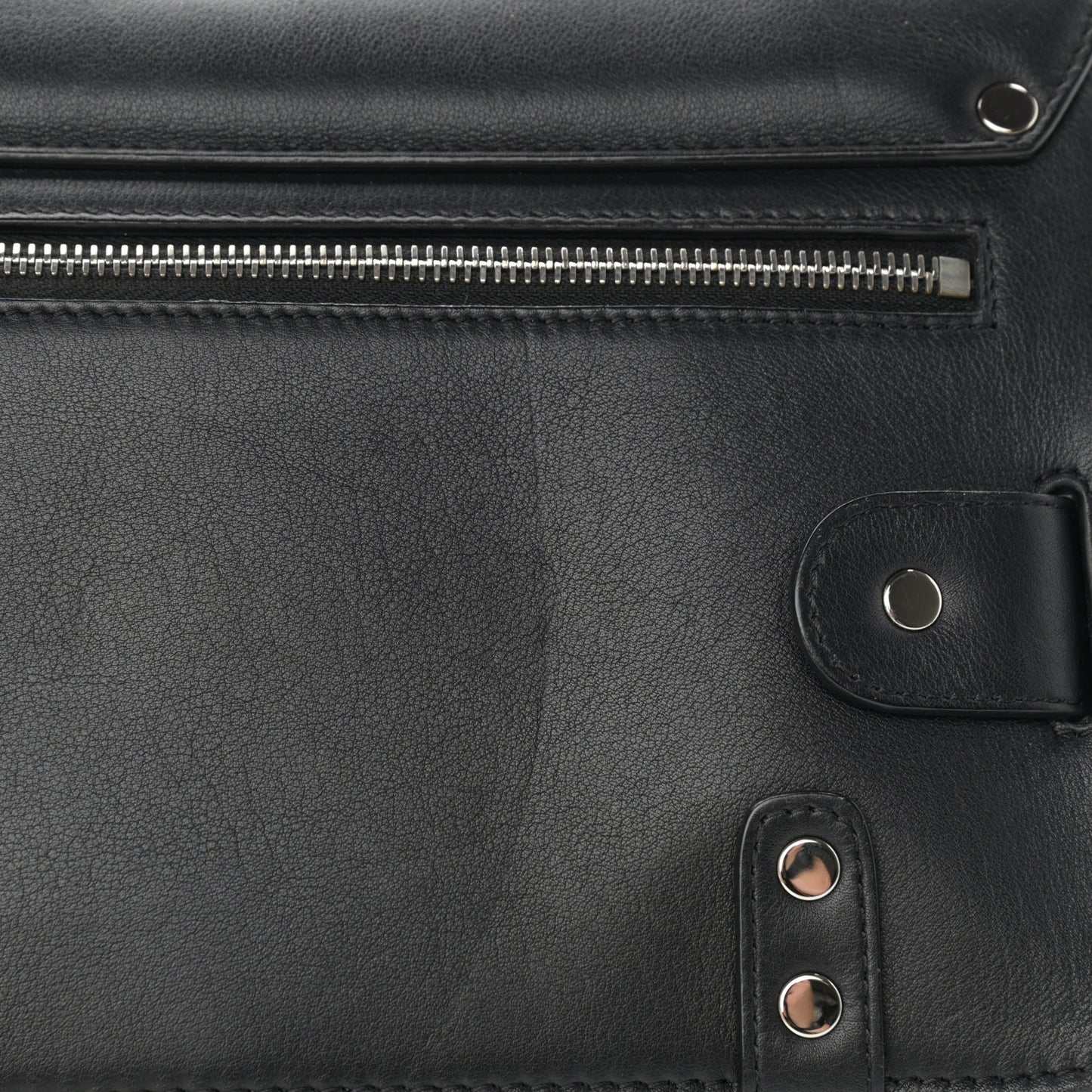 Calfskin PS11 Classic Shoulder Bag Black