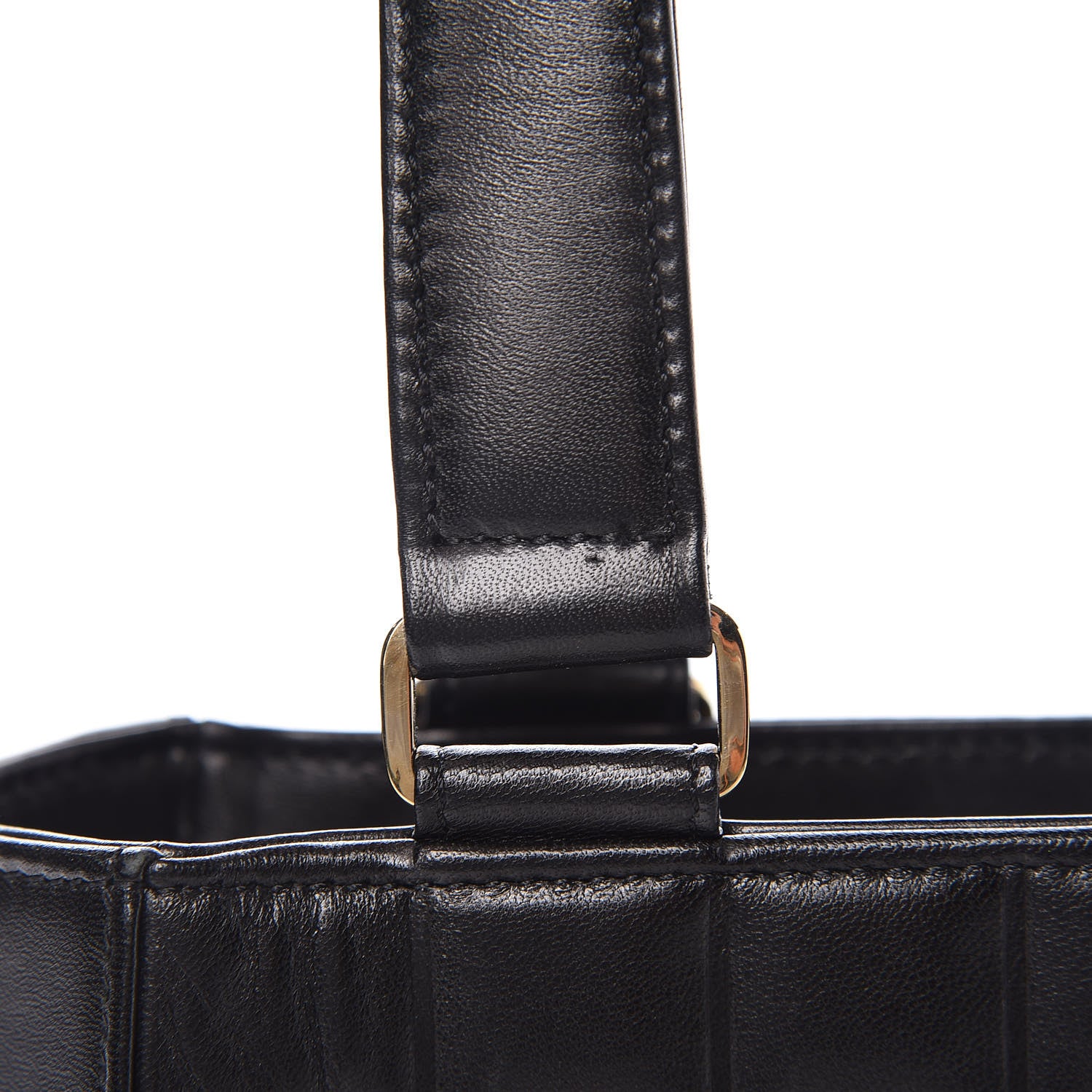 Chanel Lambskin Quilted Chocolate Bar Tote Black 8 of 17
