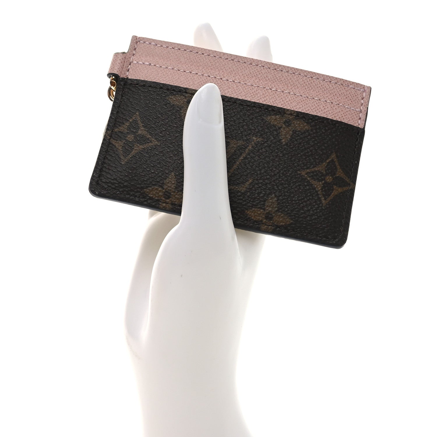 Louis Vuitton Monogram LV Charms Card Holder Rose Ballerine 2 of 7