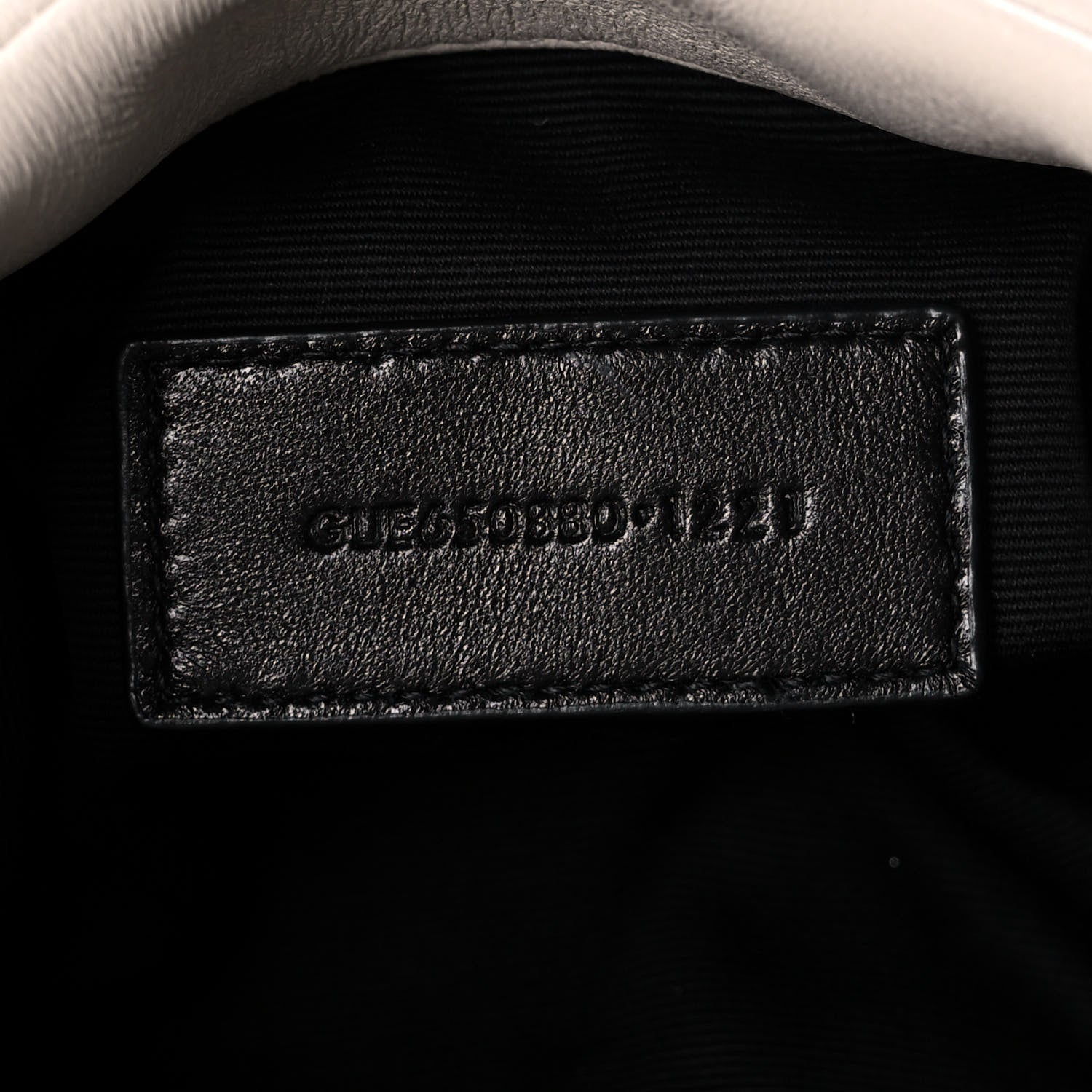 Saint Laurent Lambskin Monogram Loulou Puffer Pouch Clutch Crema Soft 7 of 10
