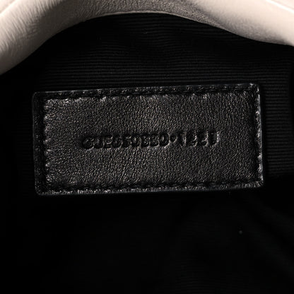 Saint Laurent Lambskin Monogram Loulou Puffer Pouch Clutch Crema Soft 7 of 10