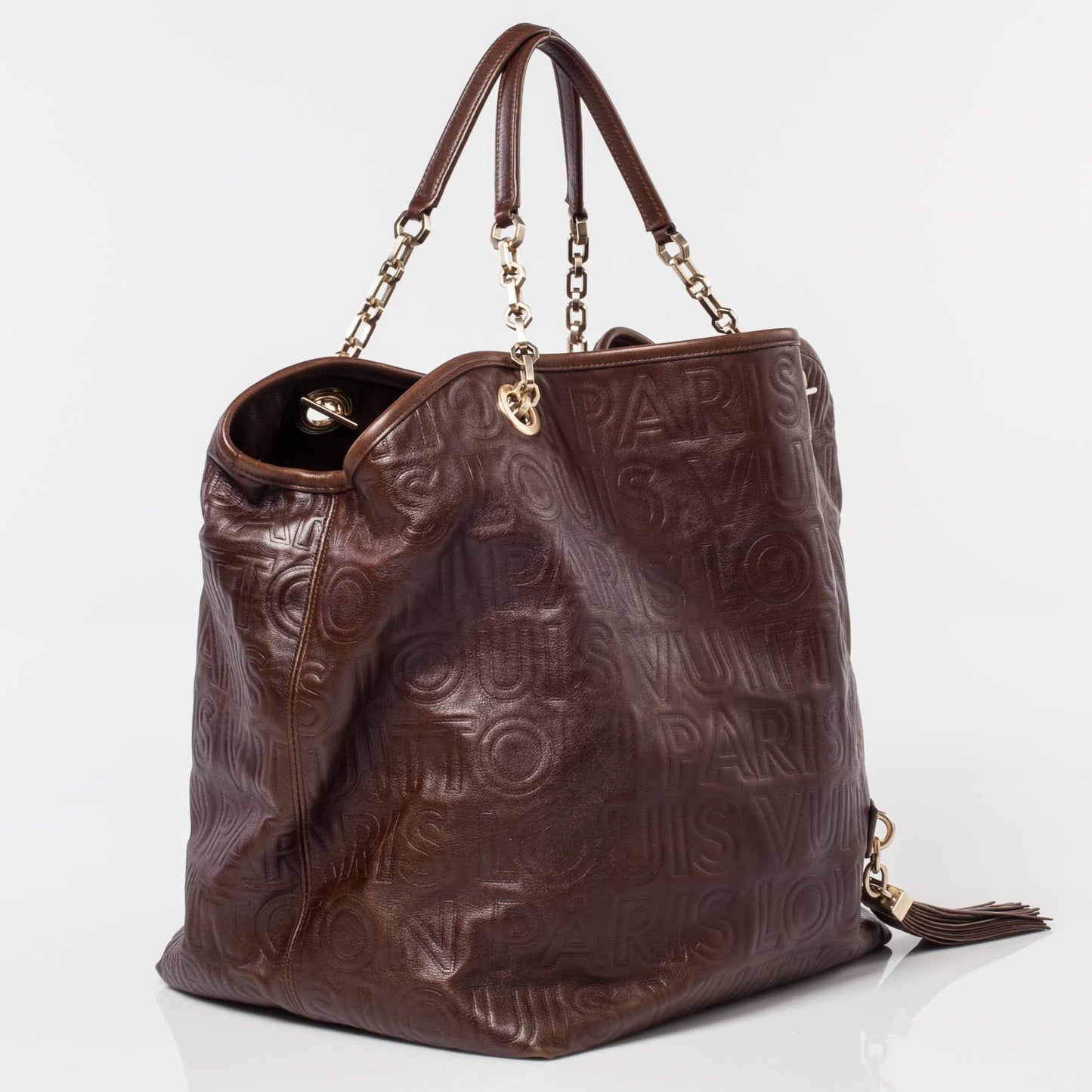 Monogram Paris Souple Whisper GM Chocolate
