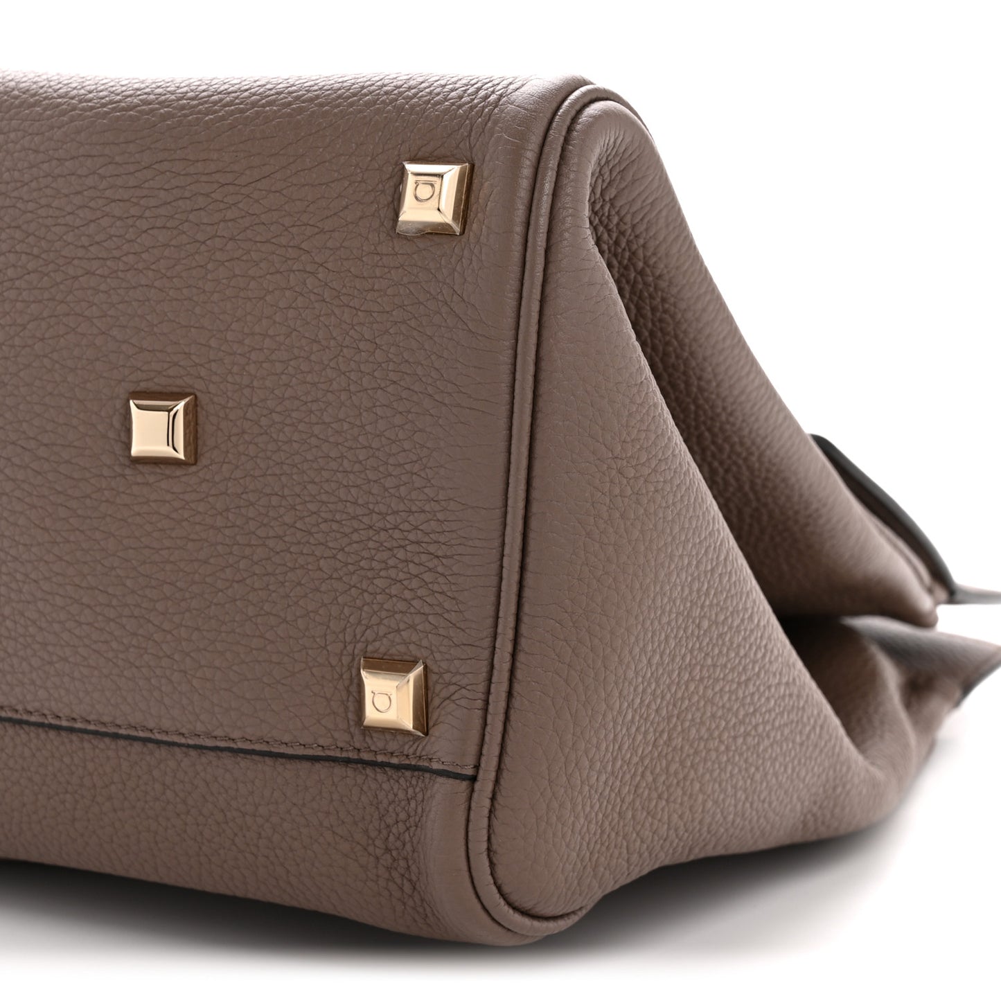 Calfskin Large Studio Bag Caraway Seed