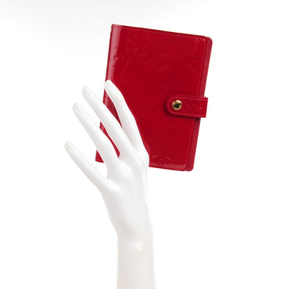 Louis Vuitton Vernis Small Ring Agenda Cover Pomme D'Amour 2 of 7