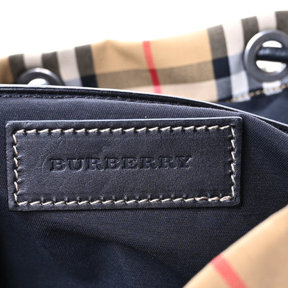 Burberry Canvas Vintage Check Medium Rucksack Backpack Antique Yellow 6 of 11