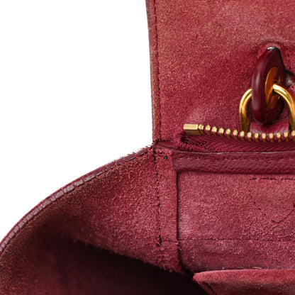 Celine Grained Calfskin Micro Belt Bag Plum 18 of 23