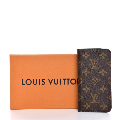 Louis Vuitton Monogram iPhone X Folio Case 9 of 9