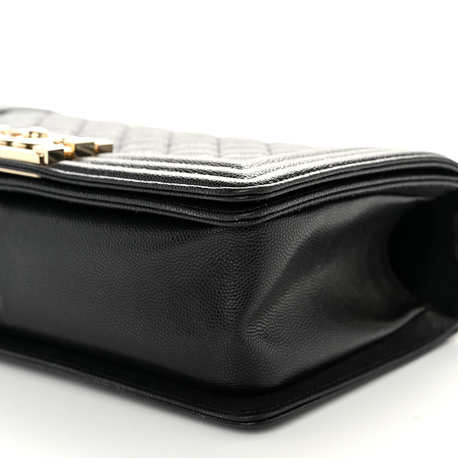 Chanel Caviar Quilted Medium Boy Flap Black 10 of 11