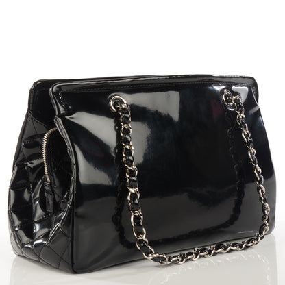 Chanel Vinyl Lipstick Ligne Tote Black 3 of 7