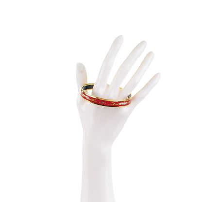 Hermes Enamel Printed Narrow Celestial Mythology Bracelet 70 2 of 4