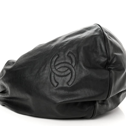 Chanel Lambskin Large Rock and Chain Hobo Black 9 of 10