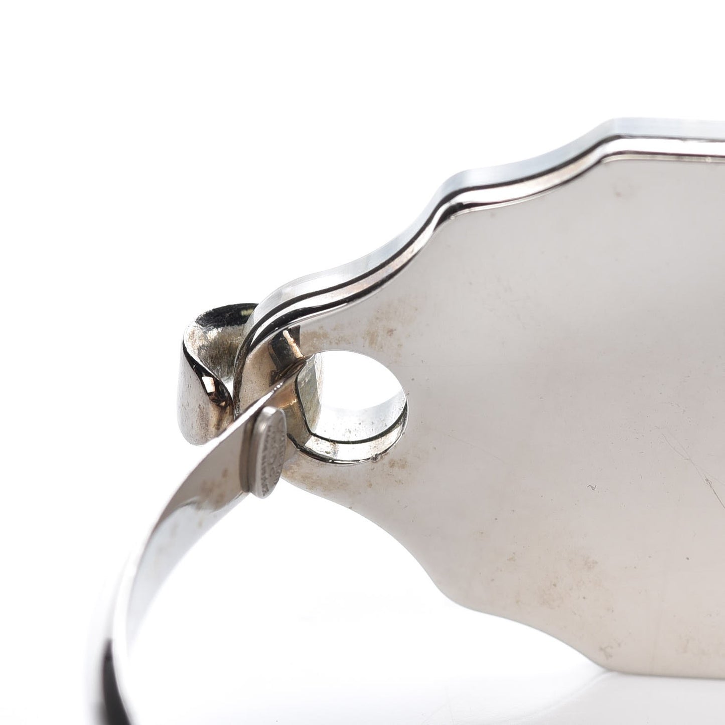 Resin Mirror CC Bangle Silver
