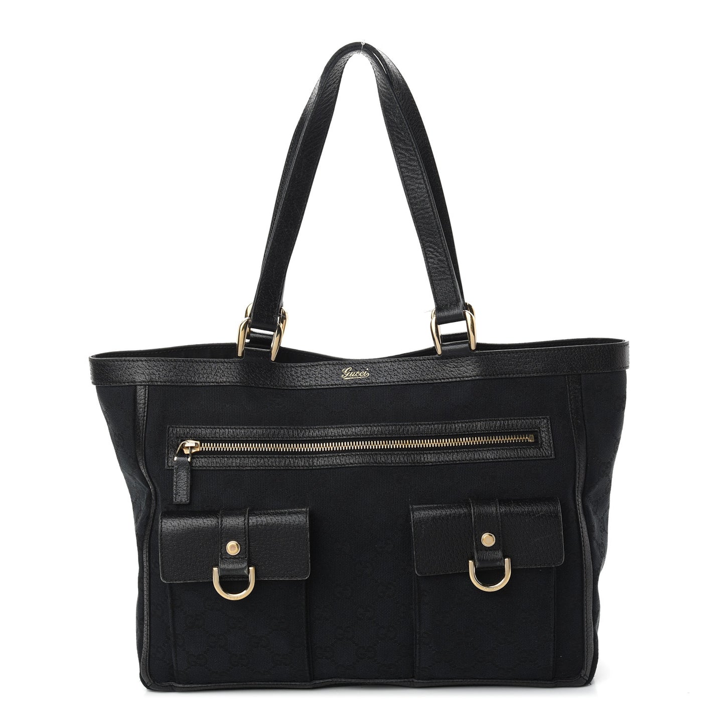 Monogram Abbey D Ring Tote Black