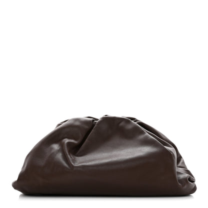 Bottega Veneta Smooth Butter Calf The Pouch Oversized Clutch Brownie 1 of 8