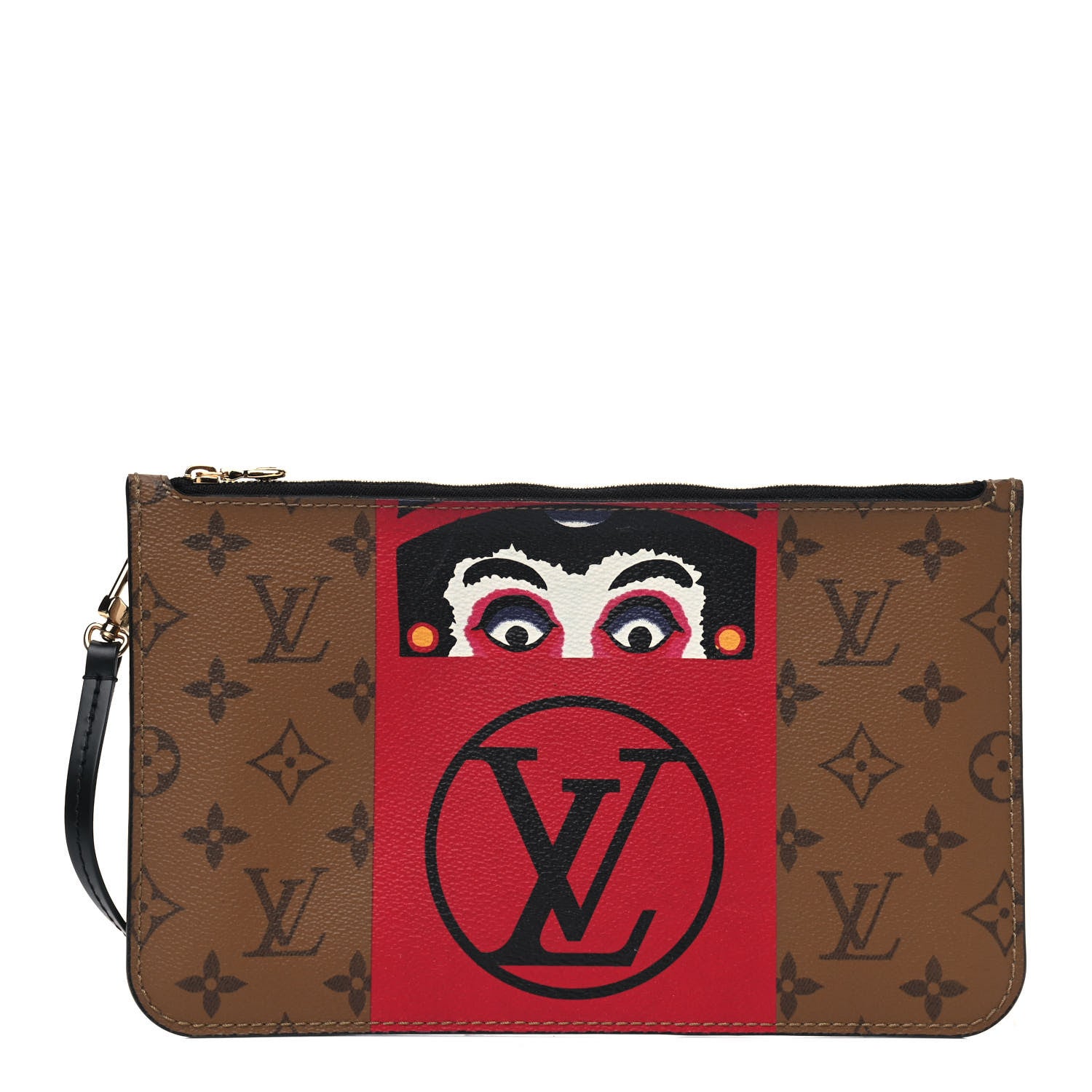 Louis Vuitton Reverse Monogram Kabuki MM GM Pochette 1 of 6