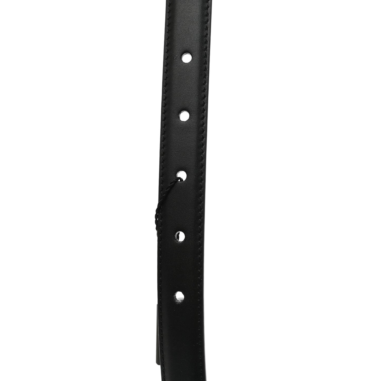 Vitello King Fendi O'Lock 2CM Belt 90 36 Black