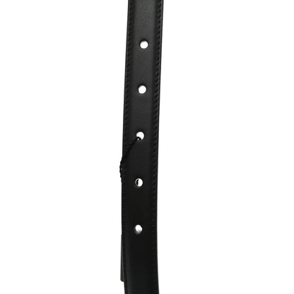 Fendi Vitello King Fendi O'Lock 2CM Belt 90 36 Black 6 of 6