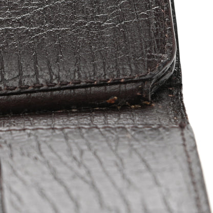 Gucci Monogram GG Plus Avel Card Holder Wallet Beige Ebony Cocoa 12 of 14