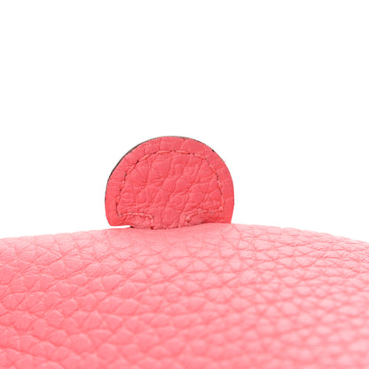Hermes Taurillon Clemence Amazone Evelyne TPM Rose Azalee Rouge Pivoine 7 of 10