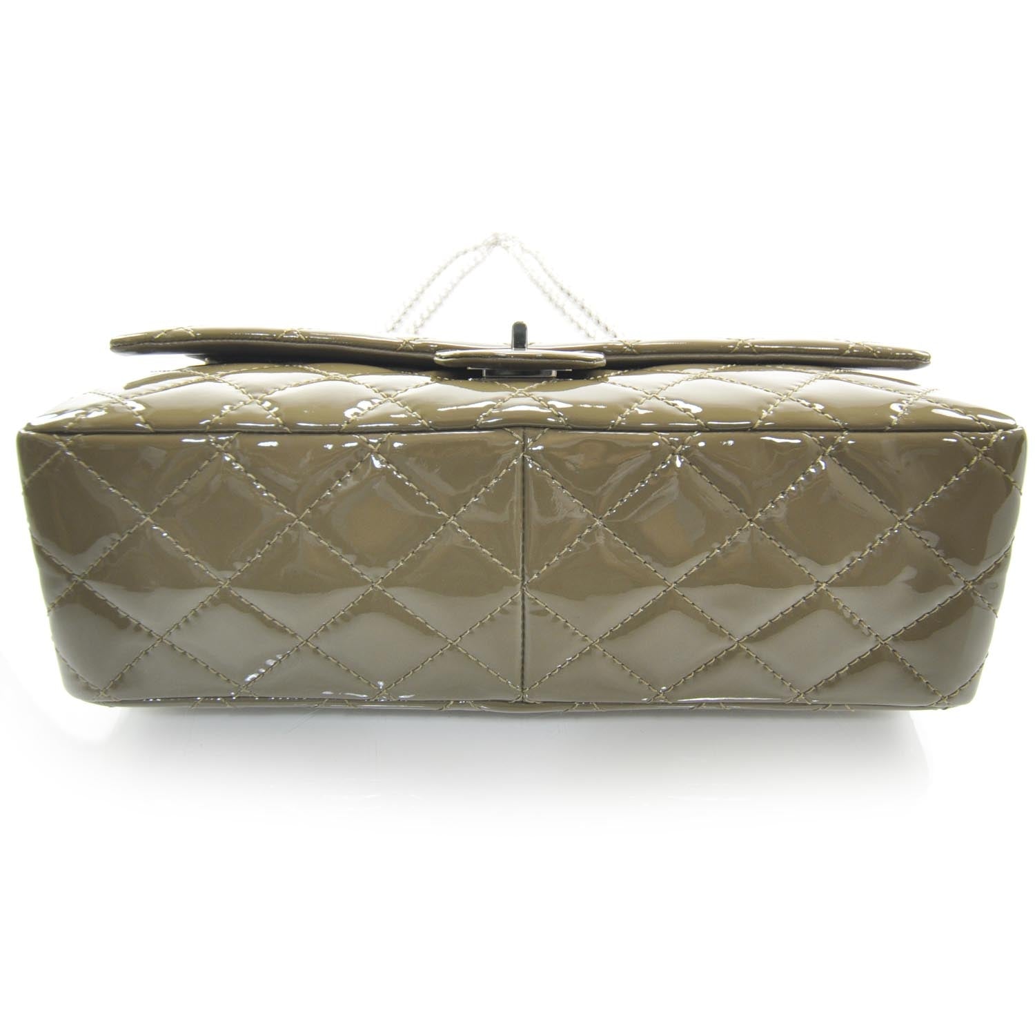 Chanel Patent 2.55 Reissue 226 Flap Taupe 4 of 11