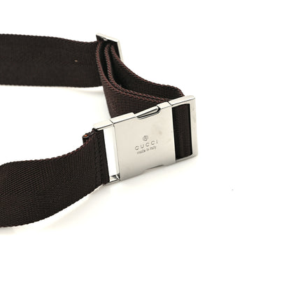 Gucci GG Monogram Double Pocket Belt Bag Dark Brown 11 of 11