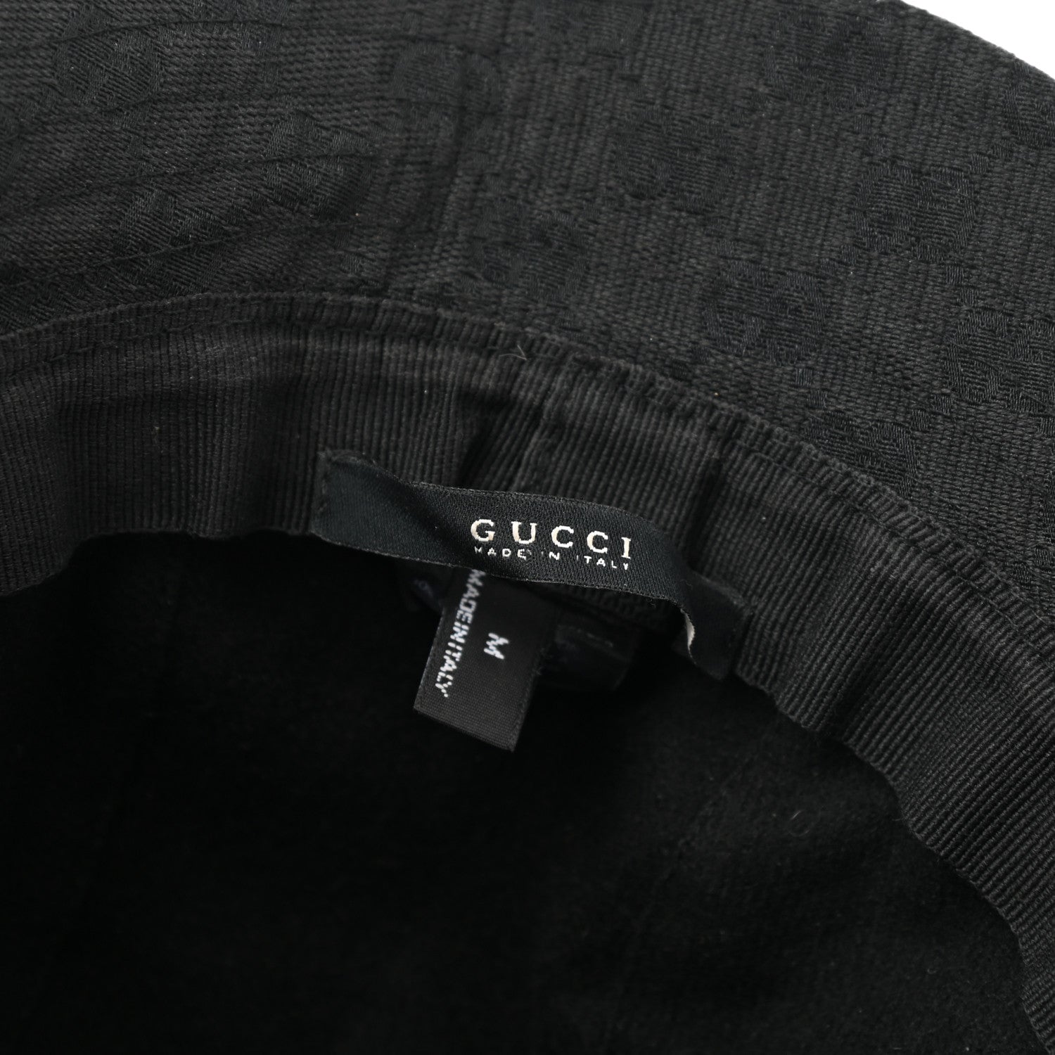 Gucci Monogram Web Bucket Hat M Black 8 of 12