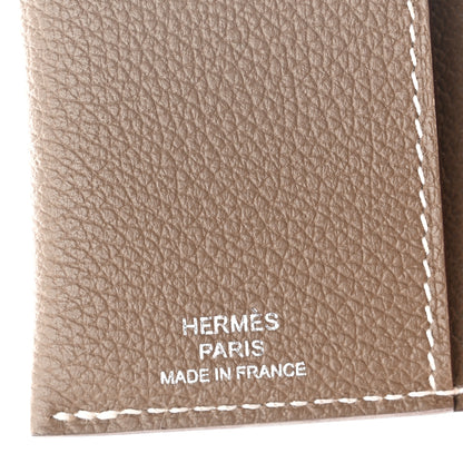 Hermes Evercolor Laque RMS Passport Holder Etoupe 6 of 7