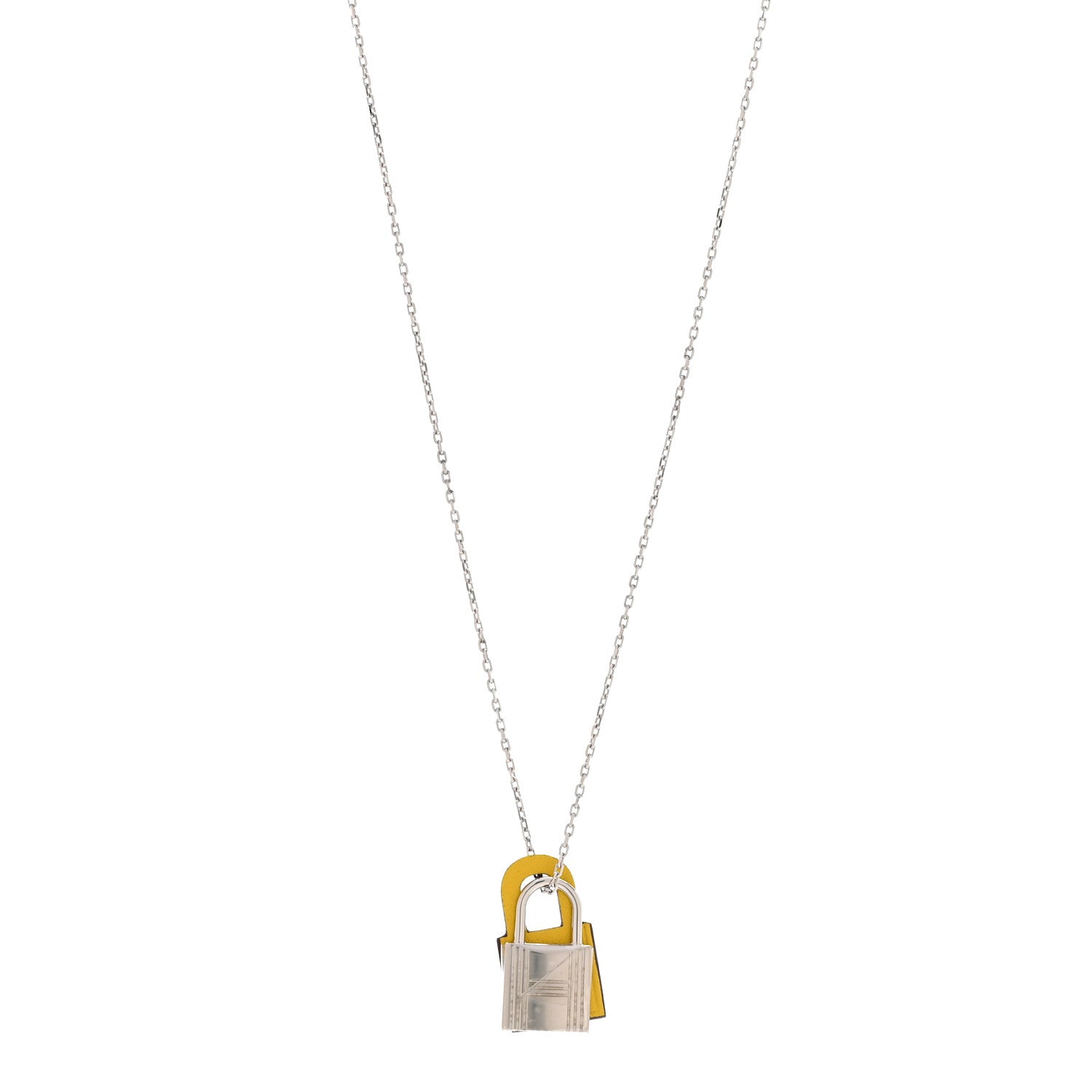 Hermes Swift Small O'Kelly Pendant Necklace  Jaune Ambre 1 of 8