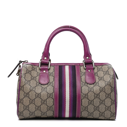 Gucci GG Plus Monogram Web Small Joy Boston Purple 1 of 9