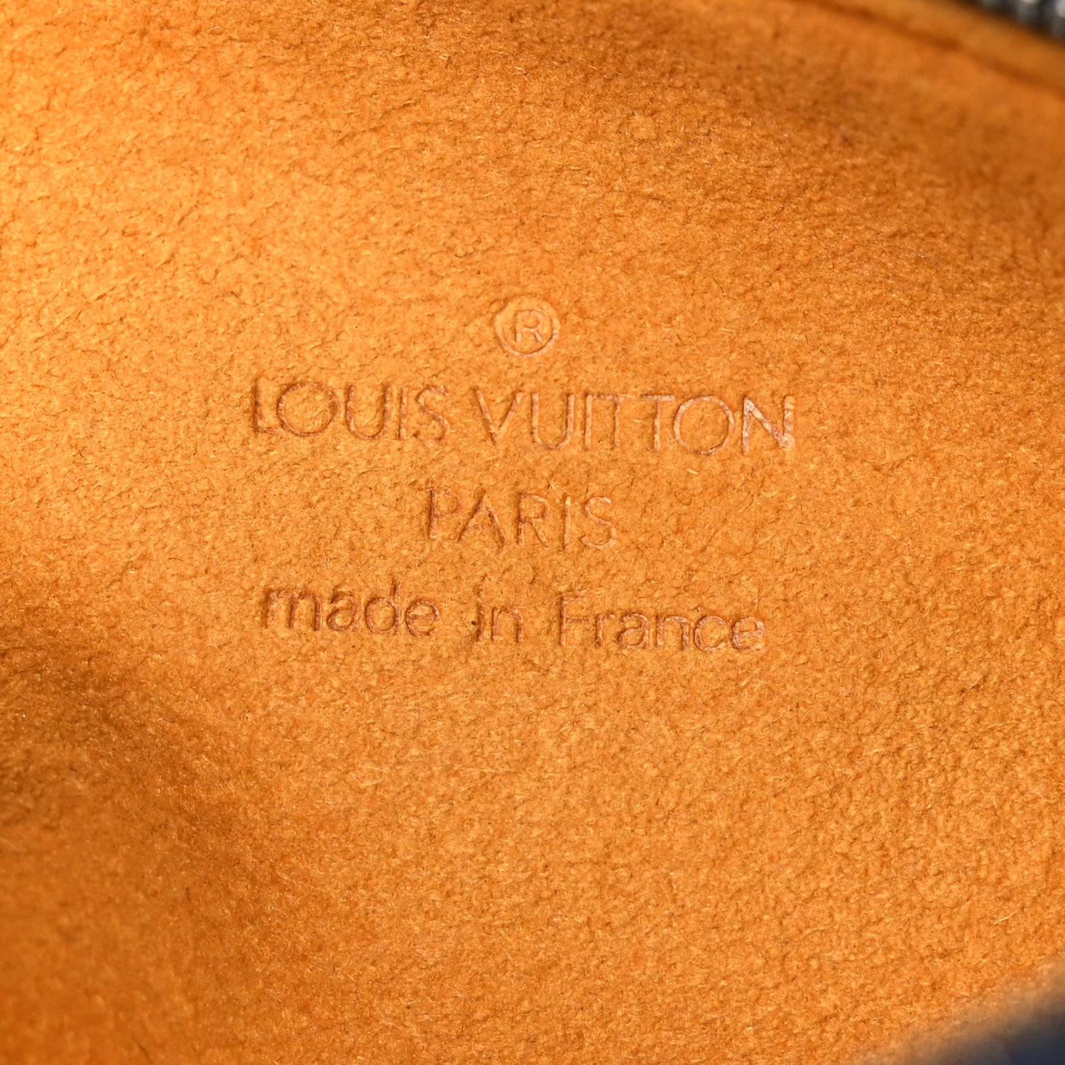 Louis Vuitton Monogram Denim Speedy GM Pochette Case 8 of 8