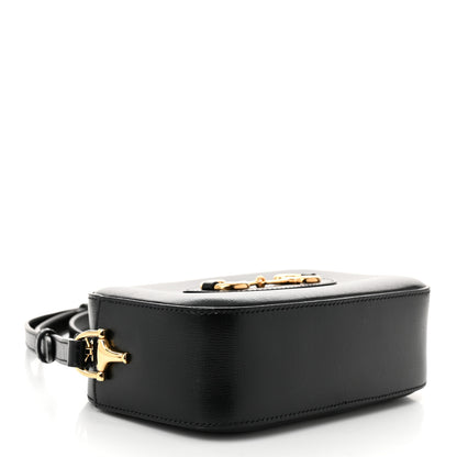 Gucci Calfskin Mini Horsebit 1955 Camera Shoulder Bag  Black 4 of 11