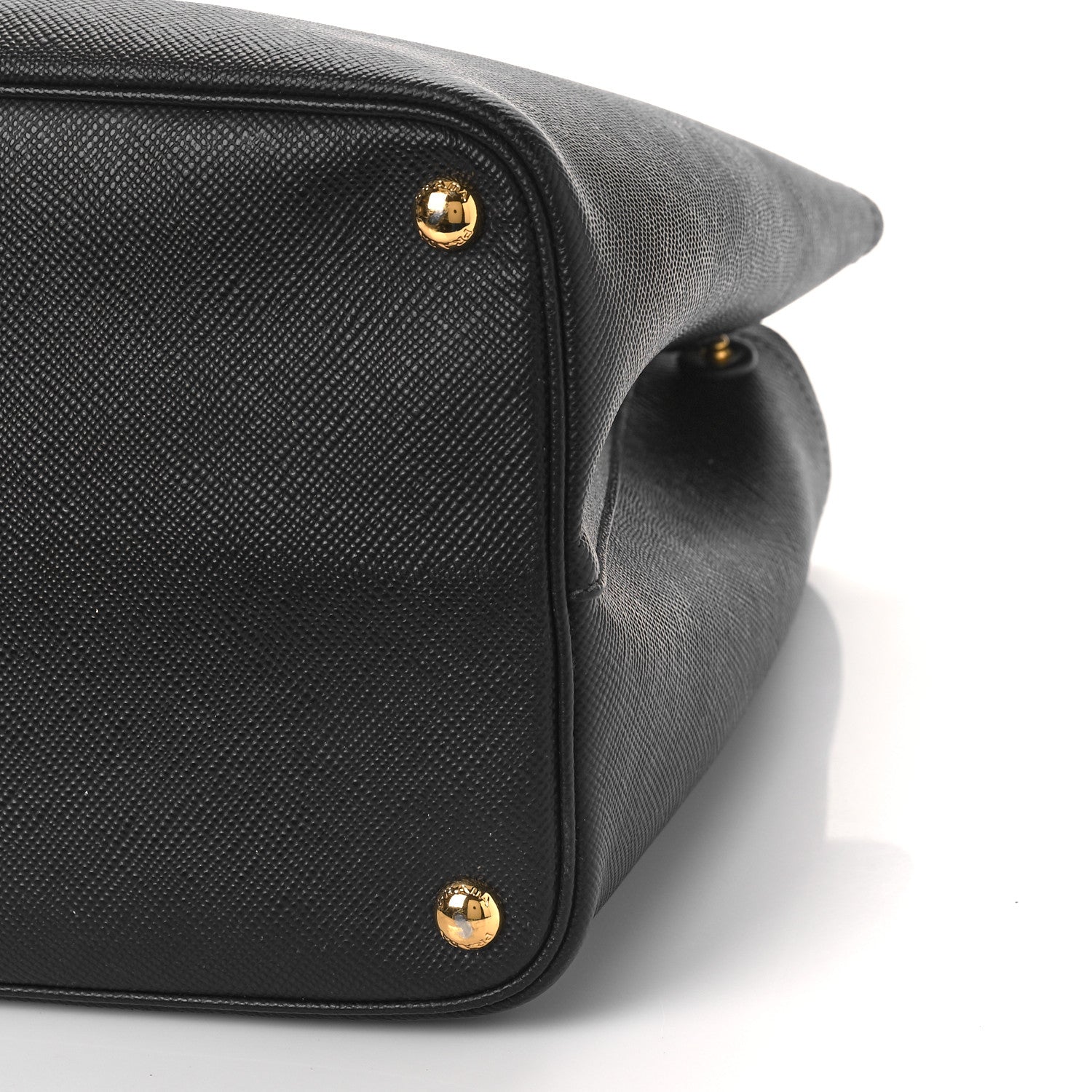 Prada Saffiano Cuir Medium Double Bag Black Ciliegia 9 of 13