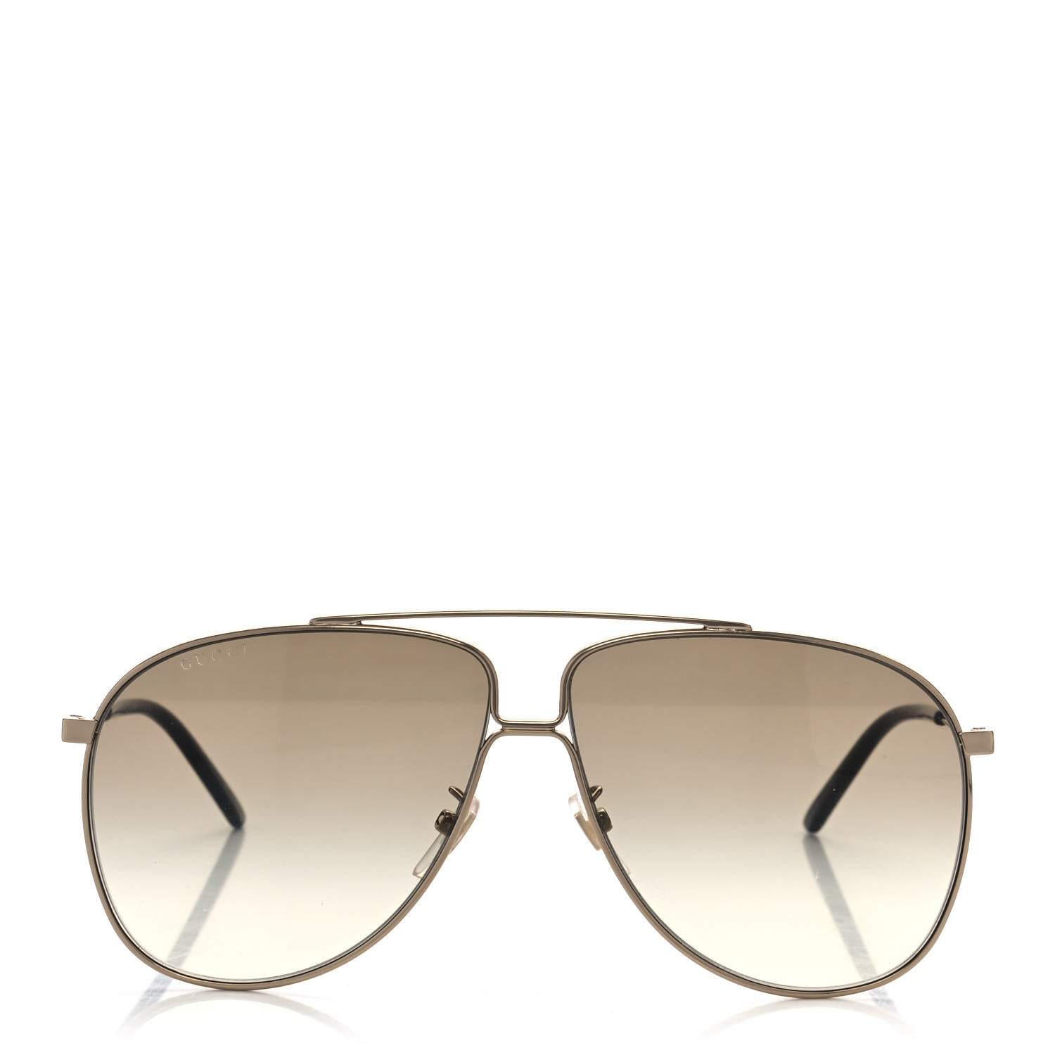 Gucci Aviator Sunglasses GG0440S Gold 2 of 8