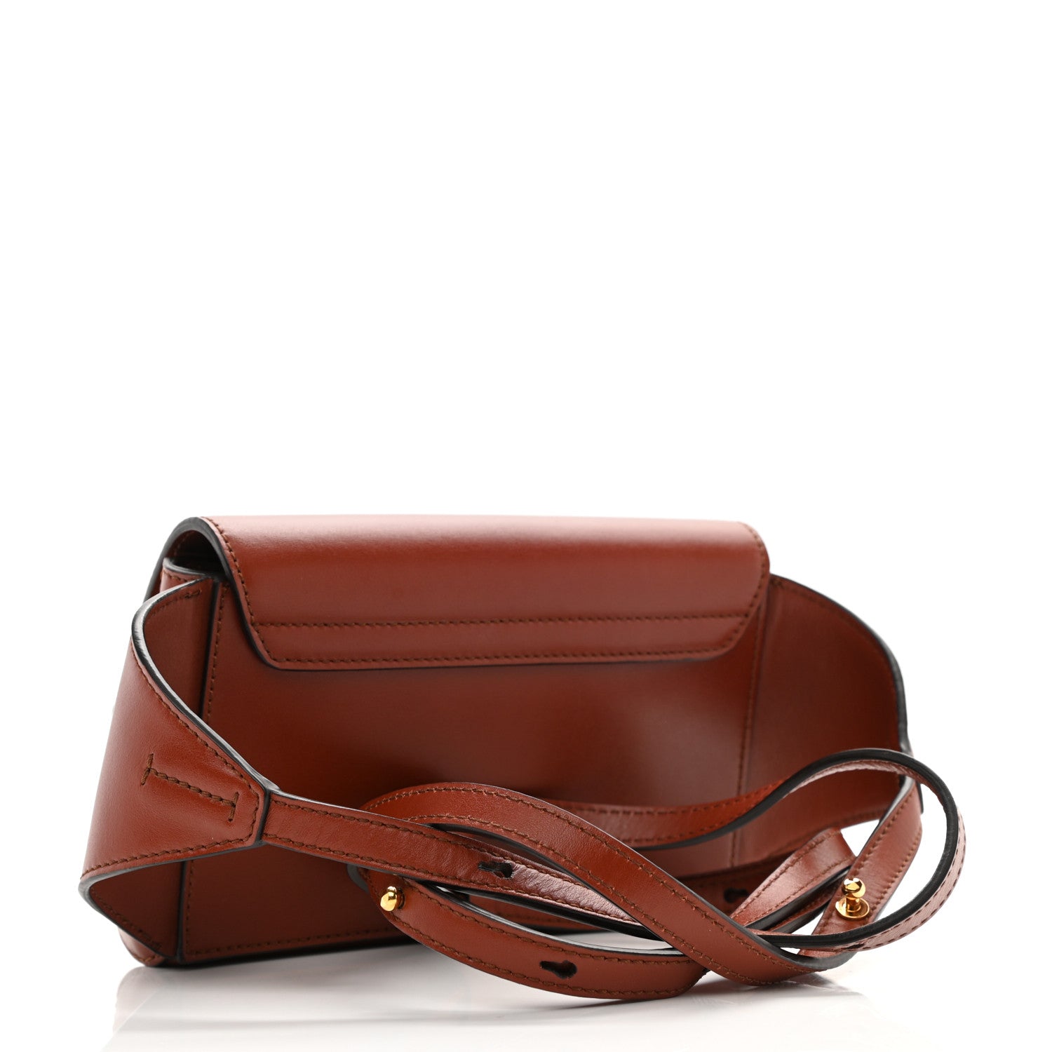 Chloe Calfskin Suede C Belt Bag Sepia Brown 3 of 10