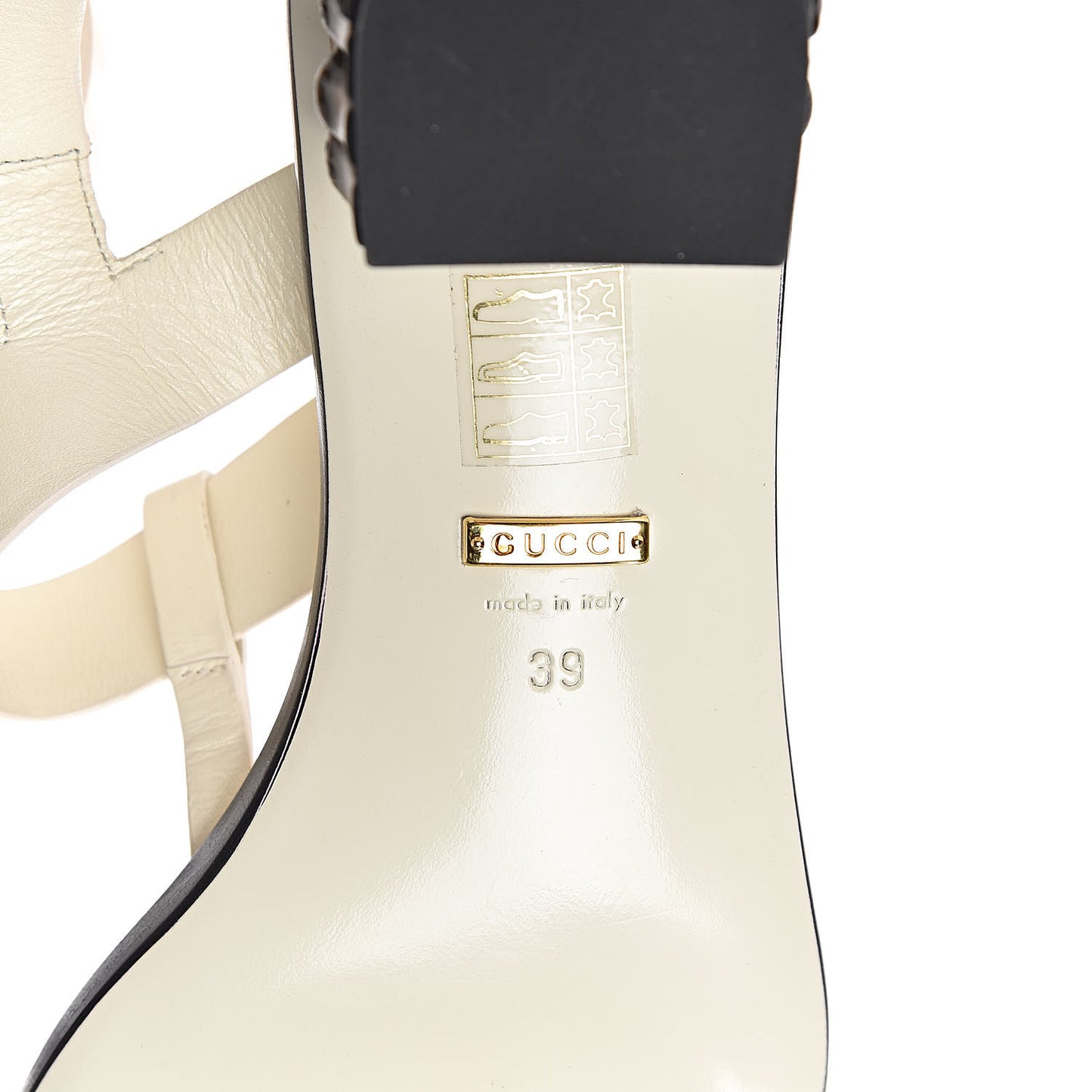 Calfskin Bamboo T-Strap Thong Sandals 39 White