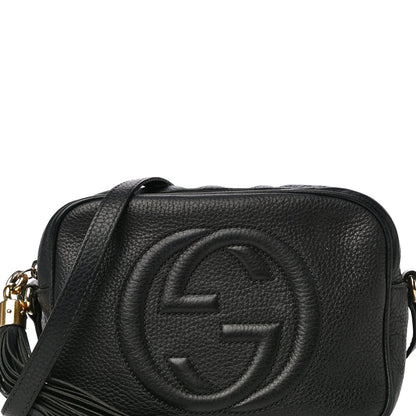 Gucci Pebbled Calfskin Small Soho Disco Bag Black 9 of 17