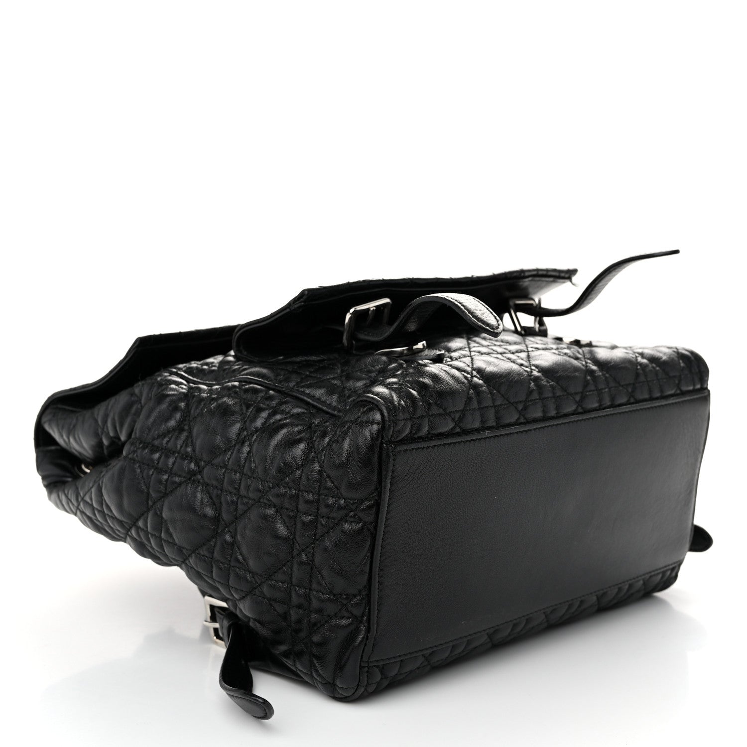 Christian Dior Lambskin Cannage Large Stardust Backpack Black 4 of 12