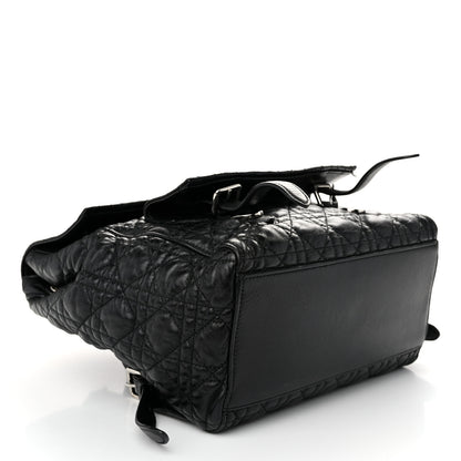 Christian Dior Lambskin Cannage Large Stardust Backpack Black 4 of 12