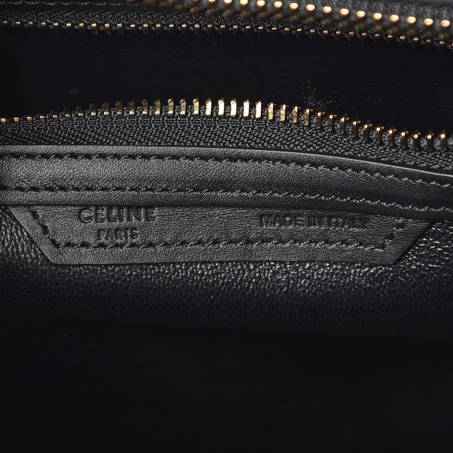 Celine Smooth Calfskin Micro Luggage Black 6 of 14