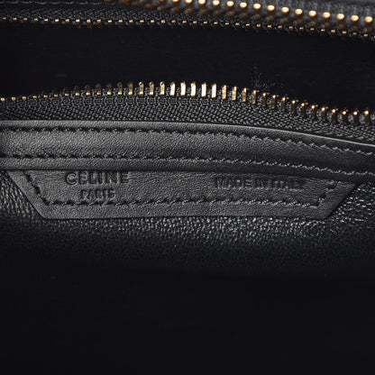Celine Smooth Calfskin Micro Luggage Black 6 of 14
