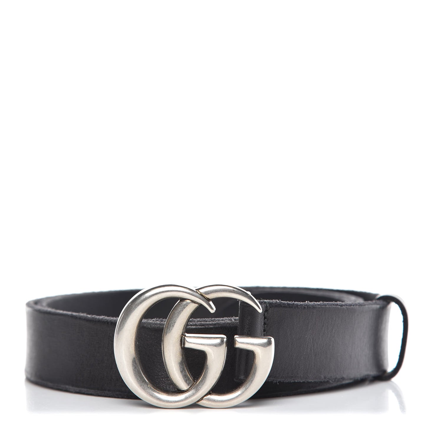 Cuoio Toscano Nickel Double G 30mm Belt 95 38 Black