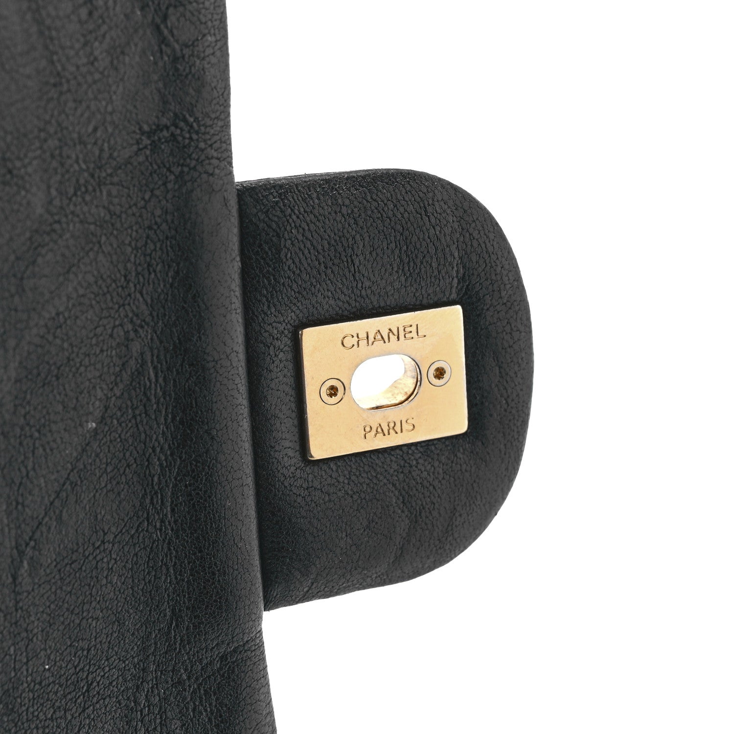 Chanel Calfskin Chevron Quilted Medium Surpique Flap Black 7 of 14